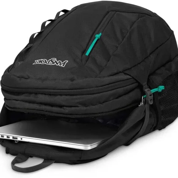 NWOT JanSport Agave Backpack - 15-inch Laptop Bag, Black - Picture 6 of 6